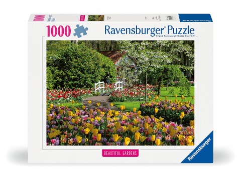 Erwachsenenpuzzle 1000 Teile - Keukenhof Gardens, Niederlande - 