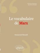 Cover-Bild zum Titel 'Le vocabulaire de Marx' von 'Emmanuel Renault'