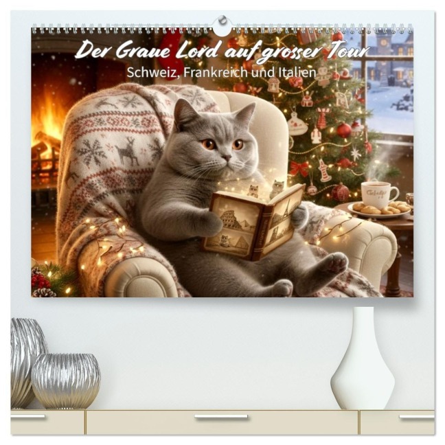 Der Graue Lord auf grosser Tour (hochwertiger Premium Wandkalender 2027 DIN A2 quer), Kunstdruck in Hochglanz - Cristina Melas