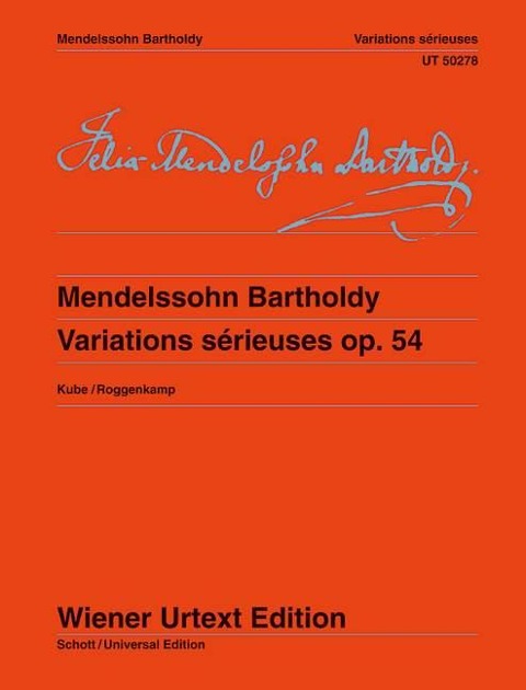 Variations sérieuses - Felix Mendelssohn Bartholdy