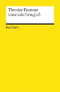 Cover-Bild zum Titel 'Unwiederbringlich' von 'Theodor Fontane'