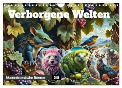 Cover-Bild zum Titel 'Verborgene Welten: Arkanum der mystischen Tierwesen (Wandkalender 2026 DIN A4 quer), CALVENDO Monatskalender' von 'Babette Whitter'