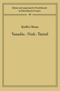 Cover-Bild zum Titel 'Vanadin Niob · Tantal' von 'Richard Kieffer, Horst Braun'