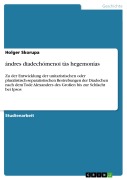 Cover-Bild zum Titel 'ándres diadechómenoi tàs hegemonías' von 'Holger Skorupa'
