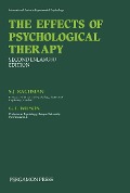 Cover-Bild zum Titel 'The Effects of Psychological Therapy' von 'S. J. Rachman, G. T. Wilson'