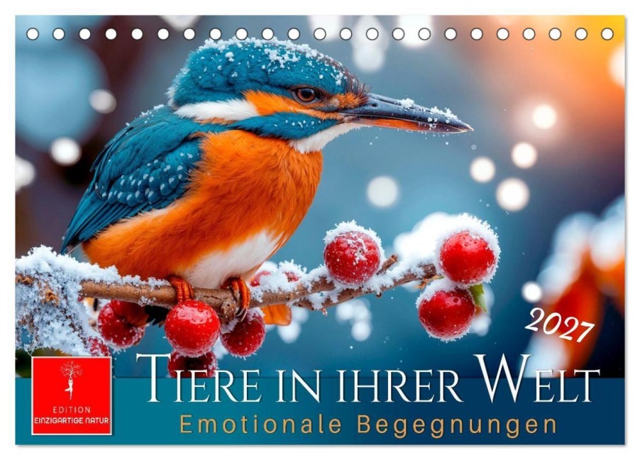 Tiere in ihrer Welt (Tischkalender 2027 DIN A5 quer), CALVENDO Monatskalender - Meike und Peter Roder