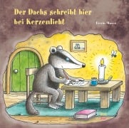 Cover-Bild zum Titel 'Der Dachs schreibt hier bei Kerzenlicht' von 'Erwin Moser'