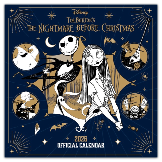 Tim Burton's The Nightmare before Christmas - Offizieller Kalender 2026 - 