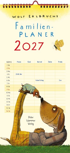 Wolf Erlbruchs Familienplaner 2027 - Wolf Erlbruch