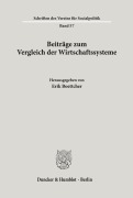 Cover-Bild zum Titel 'Beiträge zum Vergleich der Wirtschaftssysteme.' von ''