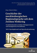 Cover-Bild zum Titel 'Geschichte der mecklenburgischen Regionalsprache seit dem Zweiten Weltkrieg' von 'Klaas-Hinrich Ehlers'