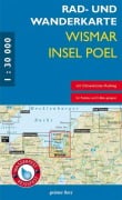Cover-Bild zum Titel 'Rad- und Wanderkarte Wismar, Insel Poel' von ''