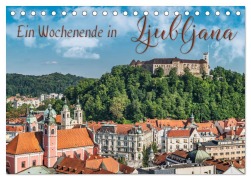 Cover-Bild zum Titel 'Ein Wochenende in Ljubljana (Tischkalender 2026 DIN A5 quer), CALVENDO Monatskalender' von 'Gunter Kirsch'
