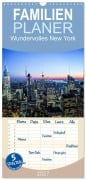 Cover-Bild zum Titel 'Familienplaner 2027 - Wundervolles New York mit 5 Spalten (Wandkalender, 21 x 45 cm) CALVENDO' von 'Johannes Tomaschko'