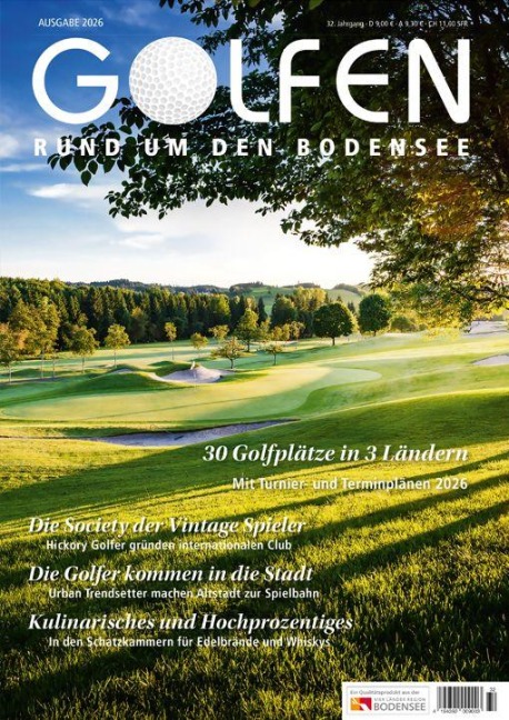 Golfen rund um den Bodensee 2026 - 