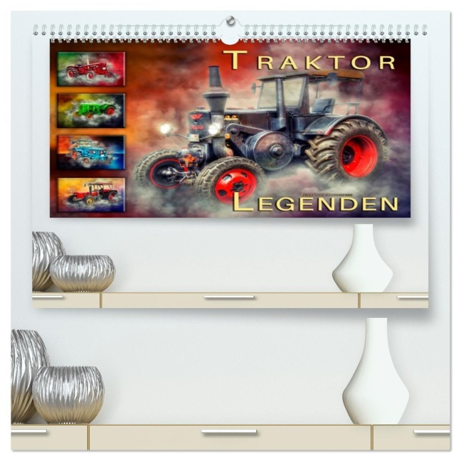 Traktor Legenden (hochwertiger Premium Wandkalender 2026 DIN A2 quer), Kunstdruck in Hochglanz - Peter Roder