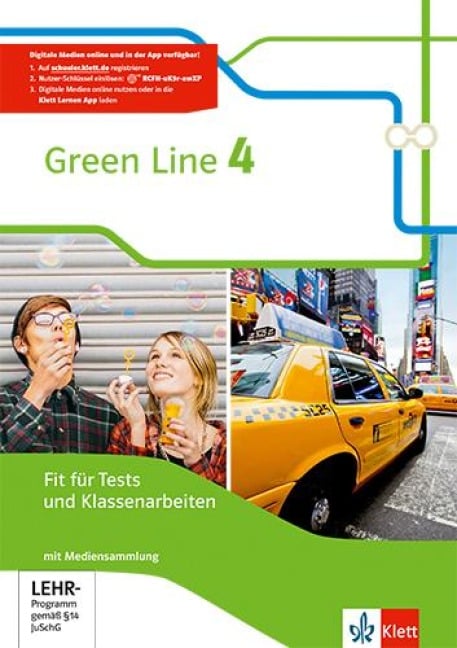 Green Line 4. Fit für Tests und Klassenarbeiten mit Lösungsheft und Mediensammlung. Bundesausgabe ab 2014 - 