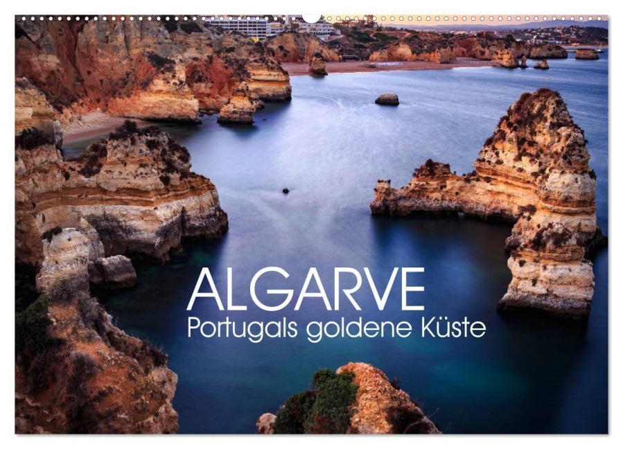 Algarve - Portugals goldene Küste (Wandkalender 2025 DIN A2 quer), CALVENDO Monatskalender - Val Thoermer