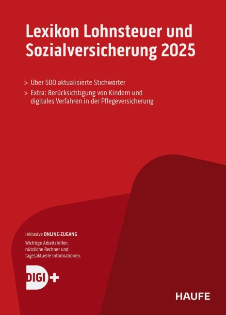 Lexikon Lohnsteuer und Sozialversicherung 2025 plus Onlinezugang - 
