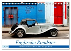 Cover-Bild zum Titel 'Englische Roadster - Oldtimer Schmuckstücke der Fünfziger Jahre (Tischkalender 2026 DIN A5 quer), CALVENDO Monatskalender' von 'Henning von Löwis of Menar'
