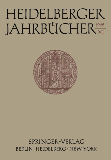 Heidelberger Jahrbücher - H. Schipperges