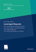 Cover-Bild zum Titel 'Leveraged Buyouts' von 'Baumann Rico'