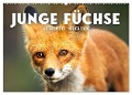 Junge Füchse - Verspielte Neugierde. (Wandkalender 2025 DIN A2 quer), CALVENDO Monatskalender - Sf Sf