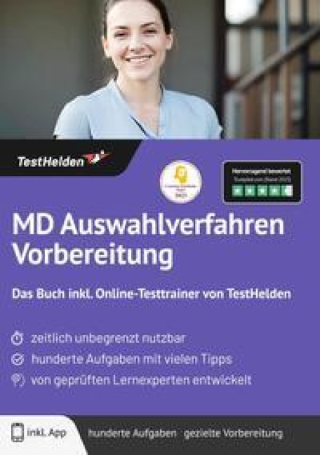 MD Auswahlverfahren Vorbereitung: Das Buch inkl. Online-Testtrainer von TestHelden - Tom Wenk