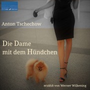 Cover-Bild zum Titel 'Die Dame mit dem Hündchen' von 'Anton Pawlowitsch Tschechow'