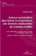 Cover-Bild zum Titel 'Analyse quantitative descriptive ou exploratoire des données multivariées en sciences sociales' von 'Soko'