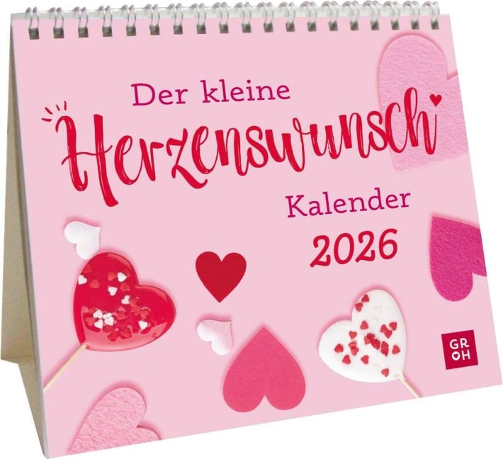 Mini-Kalender 2026: Der kleine Herzenswunschkalender - 