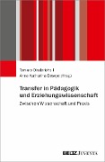 Cover-Bild zum Titel 'Transfer in Pädagogik und Erziehungswissenschaft' von ''