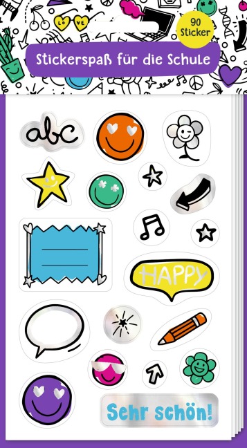 Sticker - Stickerspaß für die Schule - 