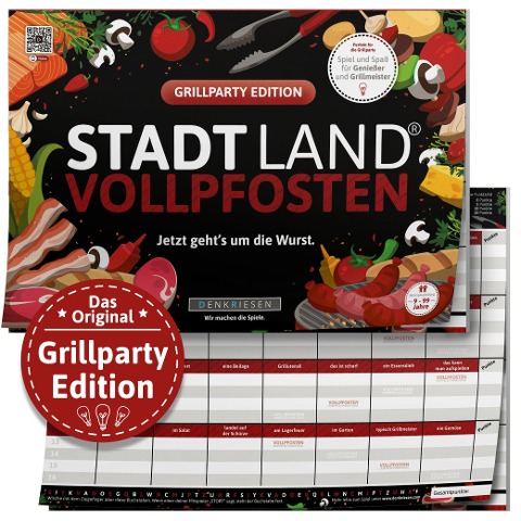 DENKRIESEN - STADT LAND VOLLPFOSTEN® - GRILLPARTY EDITION - "Jetzt geht's um die Wurst." - A4 - Denis Görz, Ricardo Barreto