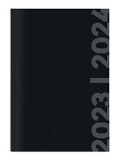 Collegetimer Black Label 2023/2024 - Schüler-Kalender A5 (15x21 cm) - schwarz - Weekly - 224 Seiten - Terminplaner - Alpha Edition - 
