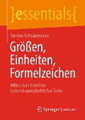 Größen, Einheiten, Formelzeichen - Torsten Schmiermund