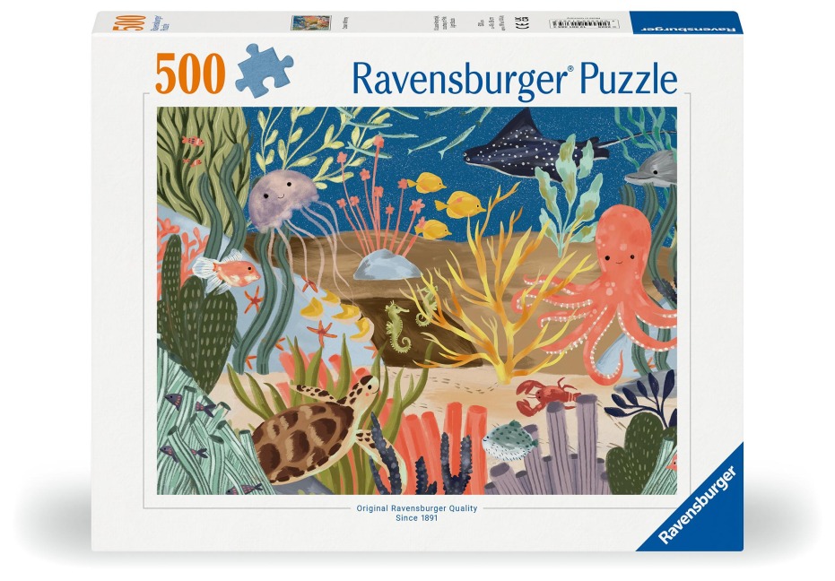 Erwachsenenpuzzle 500 Teile - Ozean-Laune - 