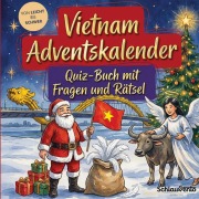 Cover-Bild zum Titel 'Vietnam-Adventskalender: Quiz-Buch mit Fragen und Rätsel' von 'Schlauvento Interactive'