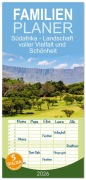 Familienplaner 2026 - Südafrika - Landschaft voller Vielfalt und Schönheit mit 5 Spalten (Wandkalender, 21 x 45 cm) CALVENDO - Dietmar Janietz