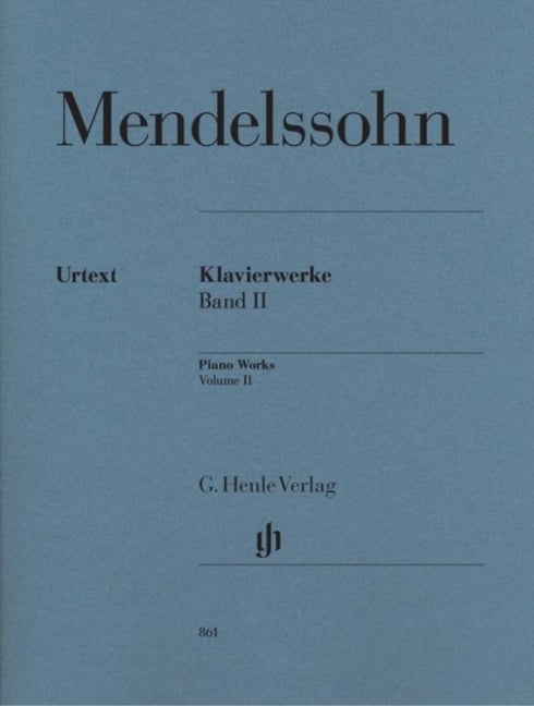 Klavierwerke Band II - Felix Mendelssohn Bartholdy