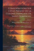 Cover-Bild zum Titel 'Considérations sur l'état présent de la colonie française de Saint-Domingue.' von ''
