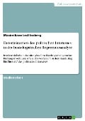 Determinanten des politischen Interesses in der binär-logistischen Regressionsanalyse - Maximiliane Lechtenberg