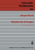 Cover-Bild zum Titel 'Relationale Anfragen' von 'Jürgen Koch'