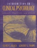 Cover-Bild zum Titel 'Introduction to Clinical Psychology' von 'Jeffrey Hecker, Geoffrey L. Thorpe'
