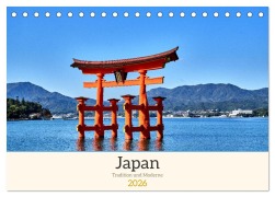 Cover-Bild zum Titel 'Japan - Traditon und Moderne (Tischkalender 2026 DIN A5 quer), CALVENDO Monatskalender' von 'Thomas Leonhardy'