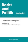 Cover-Bild zum Titel 'Corona und Grundgesetz.' von ''