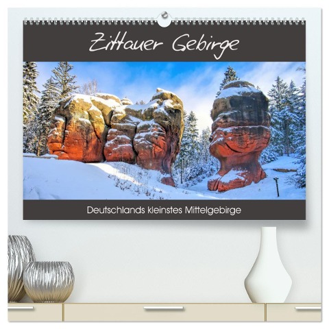 Zittauer Gebirge - Deutschlands kleinstes Mittelgebirge (hochwertiger Premium Wandkalender 2024 DIN A2 quer), Kunstdruck in Hochglanz - LianeM LianeM