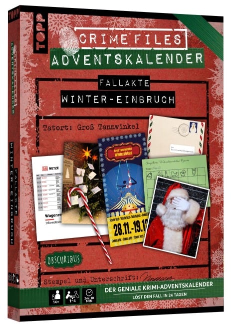 Crime Files - Fallakte: Winter-Einbruch. Der geniale Krimi-Adventskalender - Rätselraum Ruhrpott