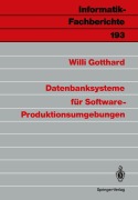 Cover-Bild zum Titel 'Datenbanksysteme für Software-Produktionsumgebungen' von 'Willi Gotthard'