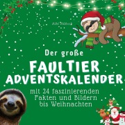 Cover-Bild zum Titel 'Der große Faultier-Adventskalender' von 'Bibi Hübsch'